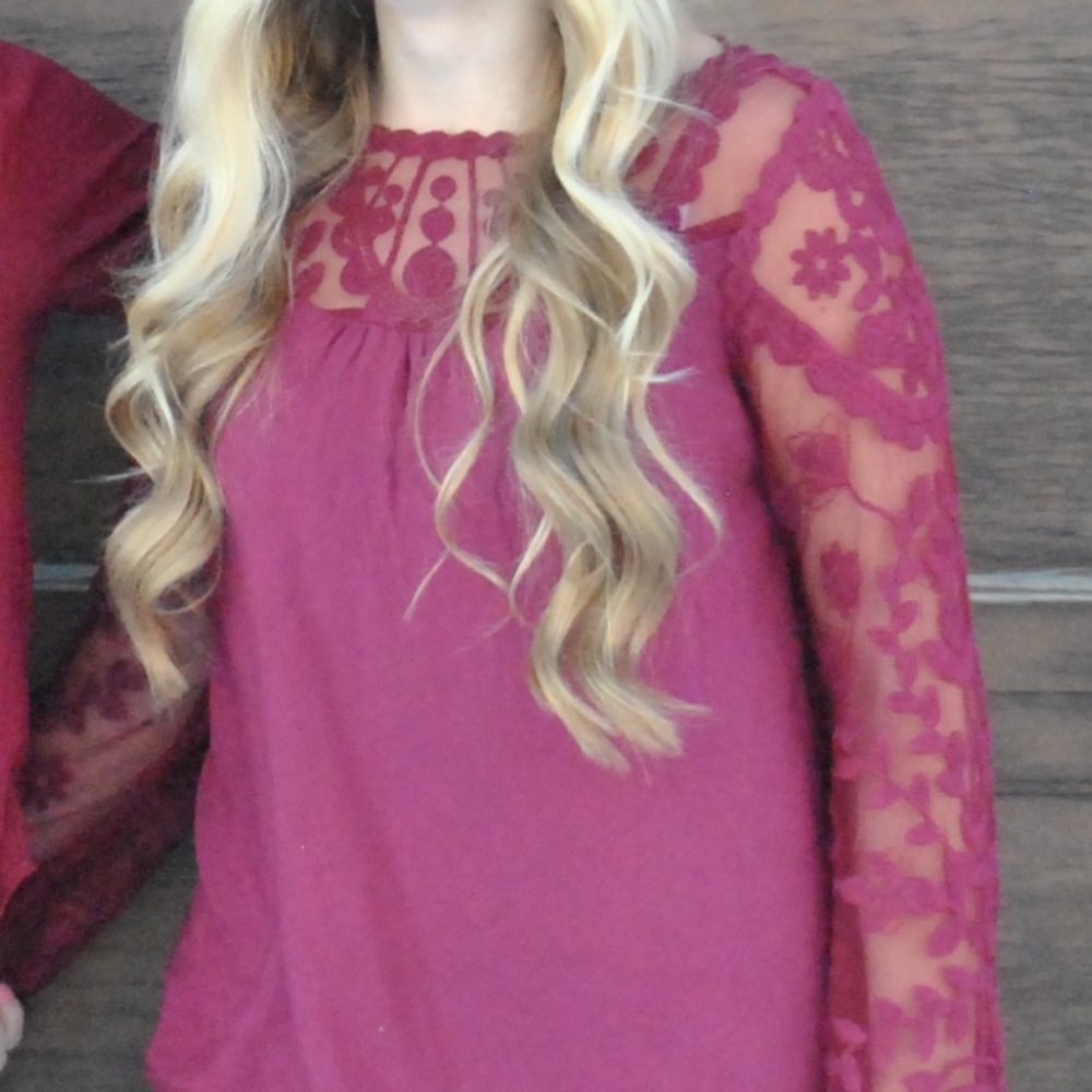 Maroon Blouse - Picture 4 of 4